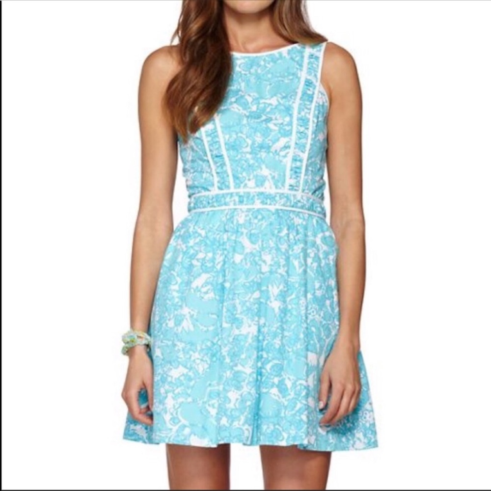 Lilly Pulitzer Becky Dress She’s a Fox Sz XS
